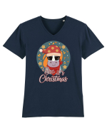 Bro, e Crăciunul Tricou mânecă scurtă guler V Bărbat Presenter
