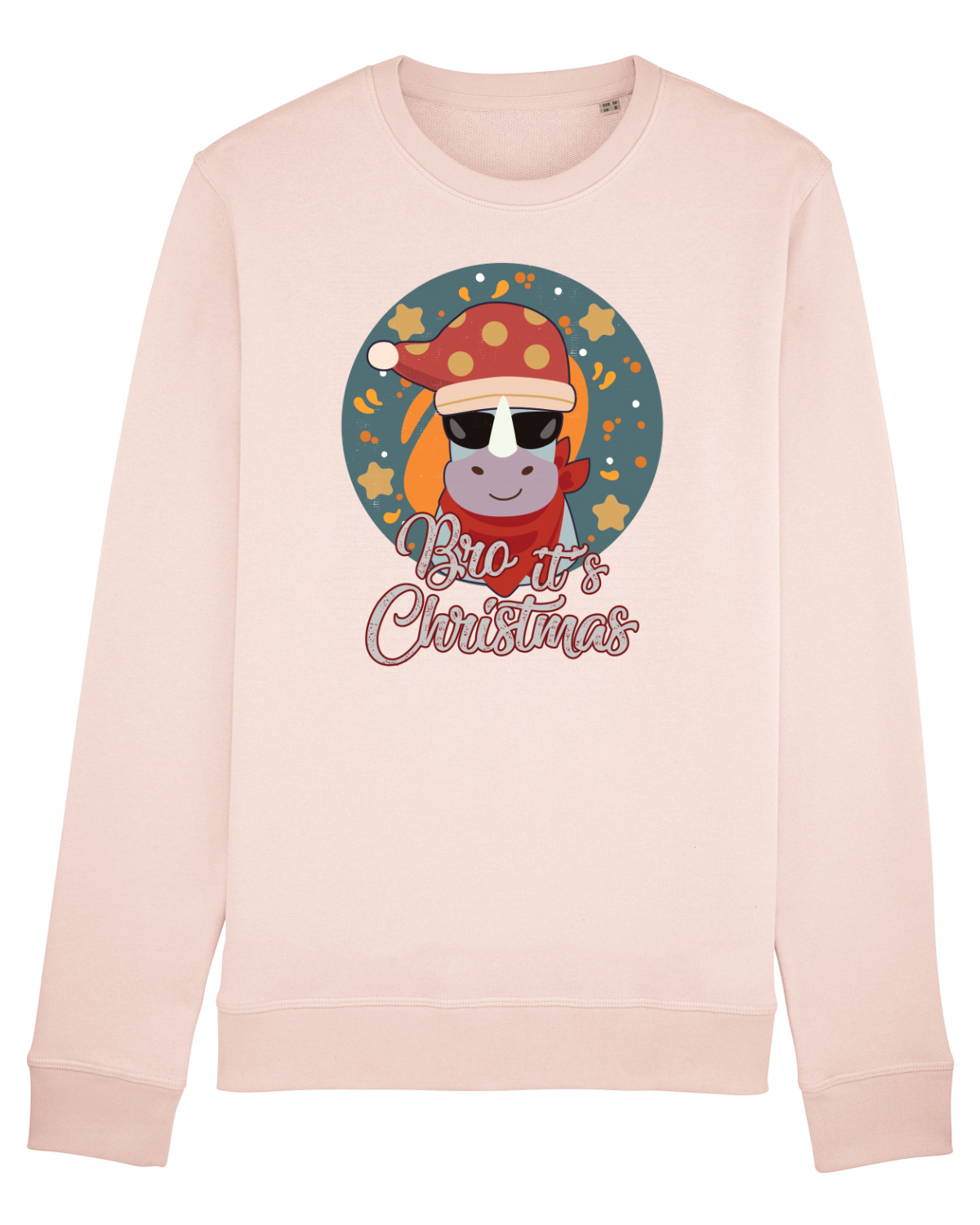 Bluză mânecă lungă Unisex Rise Candy Pink