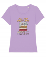 All you need are books and cats Tricou mânecă scurtă guler larg fitted Damă Expresser