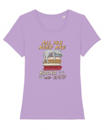 All you need are books and cats Lavender Dawn