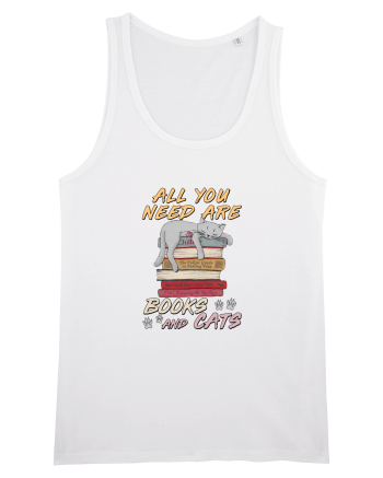 All you need are books and cats White