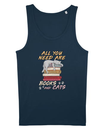 All you need are books and cats Navy