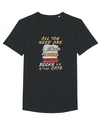 All you need are books and cats Black