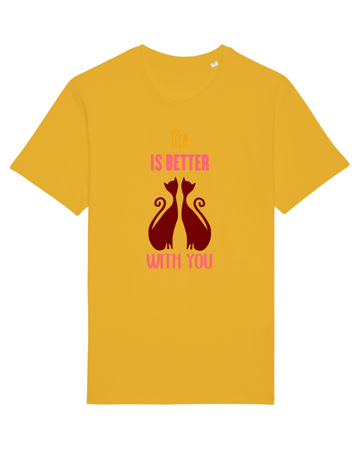 Tricou mânecă scurtă Unisex Rocker Spectra Yellow