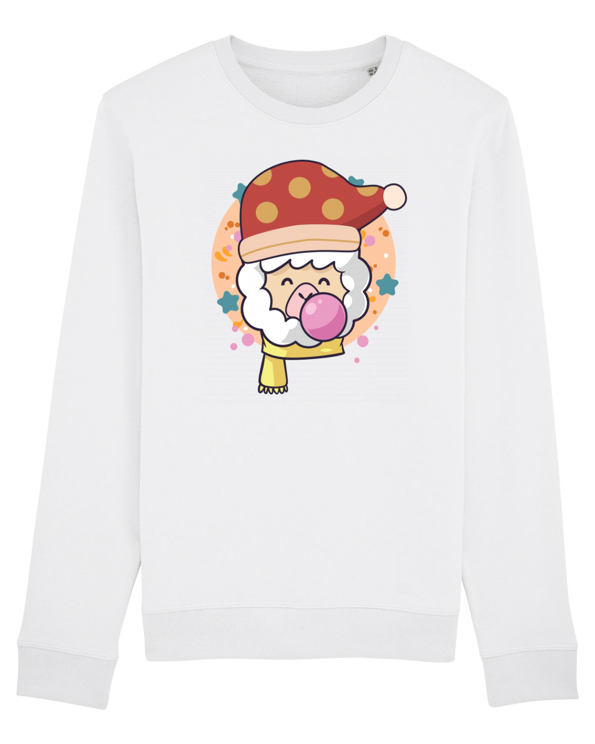 Bluză mânecă lungă Unisex Rise White