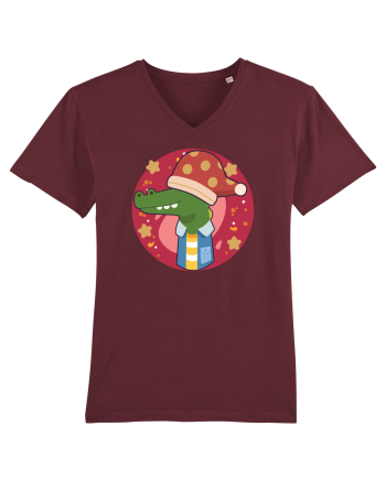 Crocodil de Crăciun Burgundy