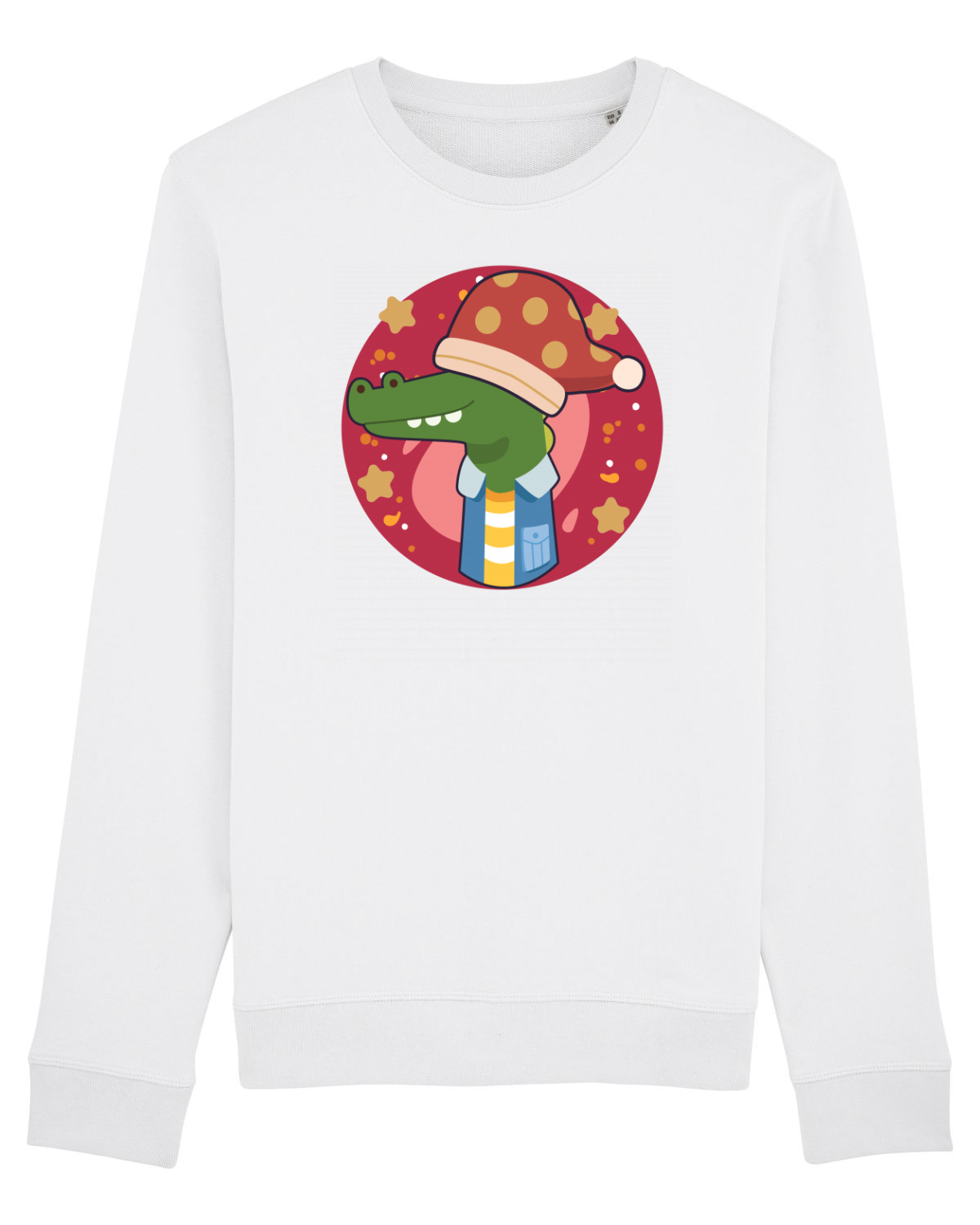 Bluză mânecă lungă Unisex Rise White