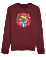 Crocodil de Crăciun Bluză mânecă lungă Unisex Rise