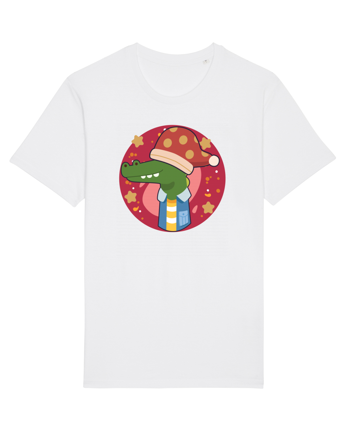 Tricou mânecă scurtă Unisex Rocker White