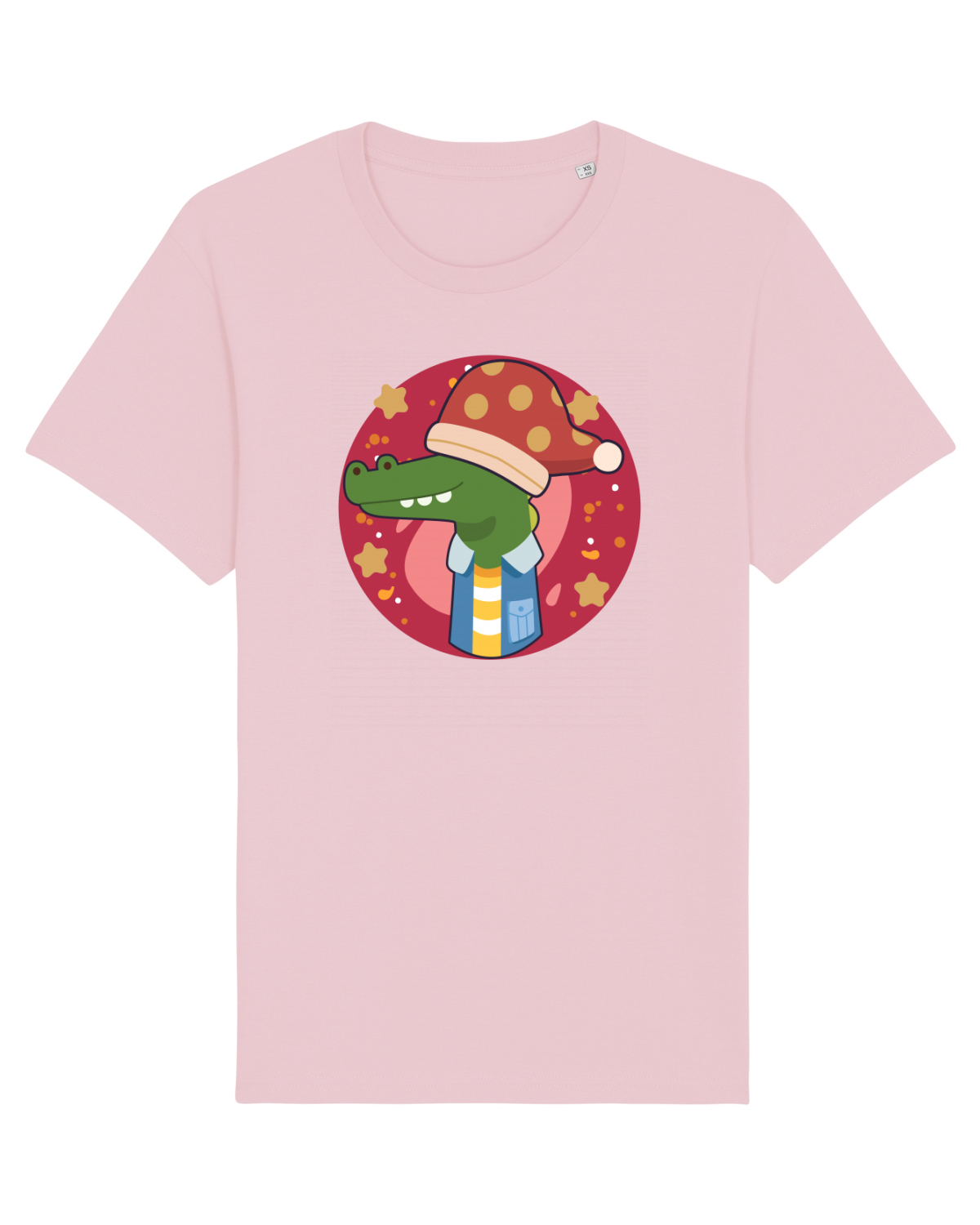 Tricou mânecă scurtă Unisex Rocker Cotton Pink