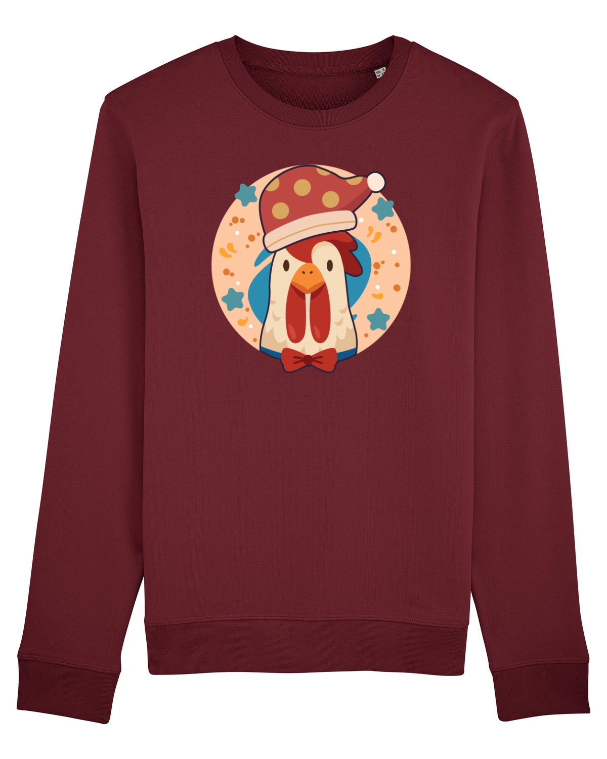 Bluză mânecă lungă Unisex Rise Burgundy