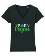 Born Vegan Tricou mânecă scurtă guler V Damă Evoker