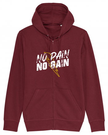 No pain No Gain Burgundy