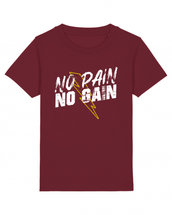 No pain No Gain Burgundy