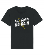 No pain No Gain Tricou mânecă scurtă Unisex Rocker