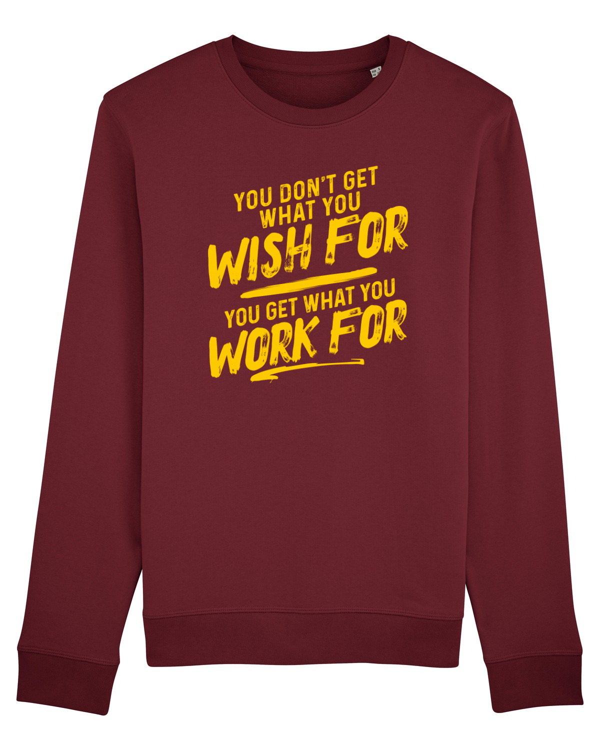Bluză mânecă lungă Unisex Rise Burgundy
