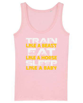 Train like a beast Cotton Pink