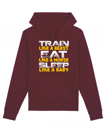 Train like a beast Burgundy