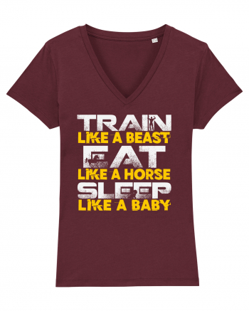 Train like a beast Burgundy