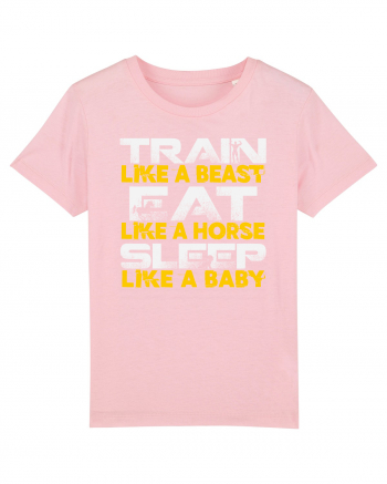 Train like a beast Cotton Pink