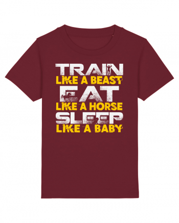 Train like a beast Burgundy