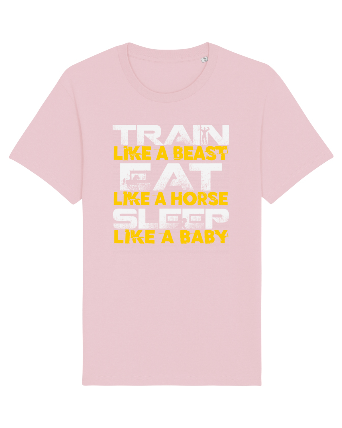 Tricou mânecă scurtă Unisex Rocker Cotton Pink