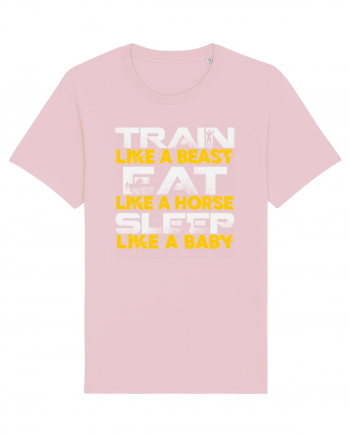 Train like a beast Cotton Pink