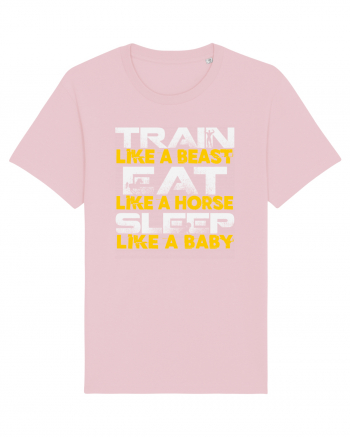 Train like a beast Cotton Pink