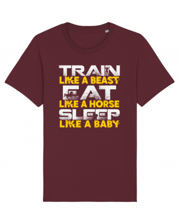 Train like a beast Burgundy