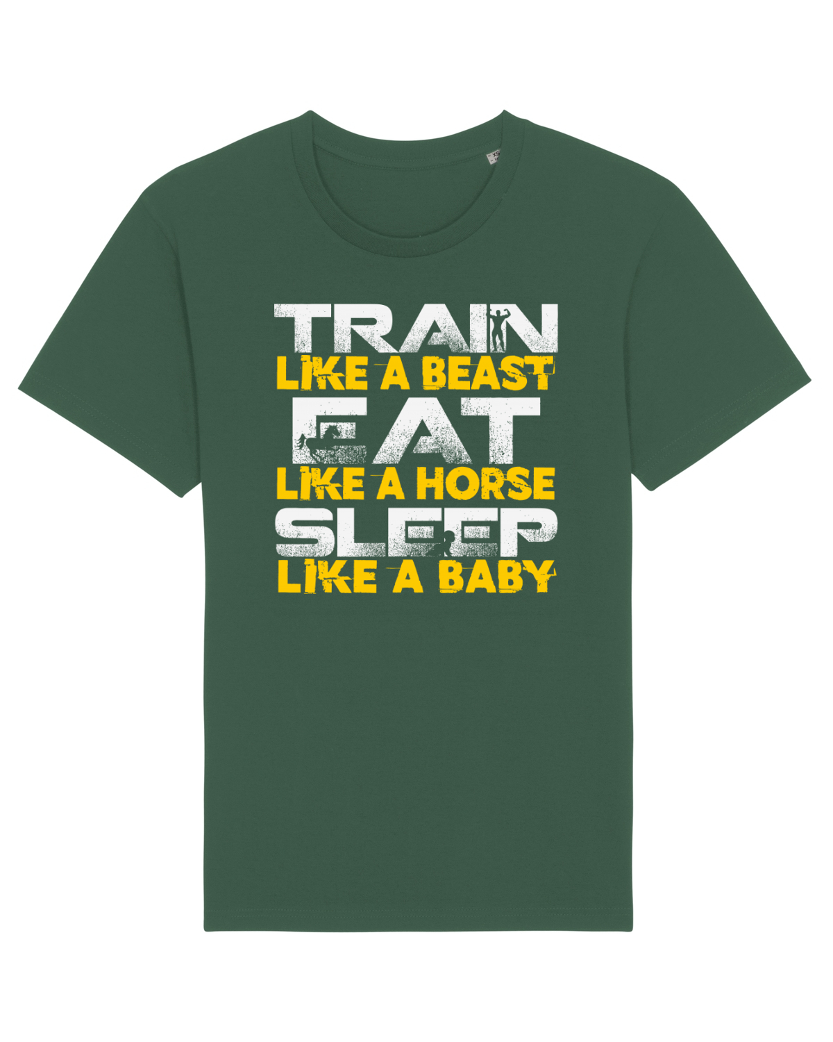 Tricou mânecă scurtă Unisex Rocker Bottle Green