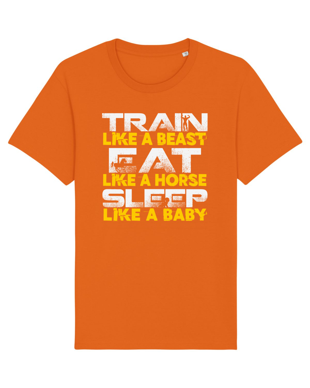 Tricou mânecă scurtă Unisex Rocker Bright Orange