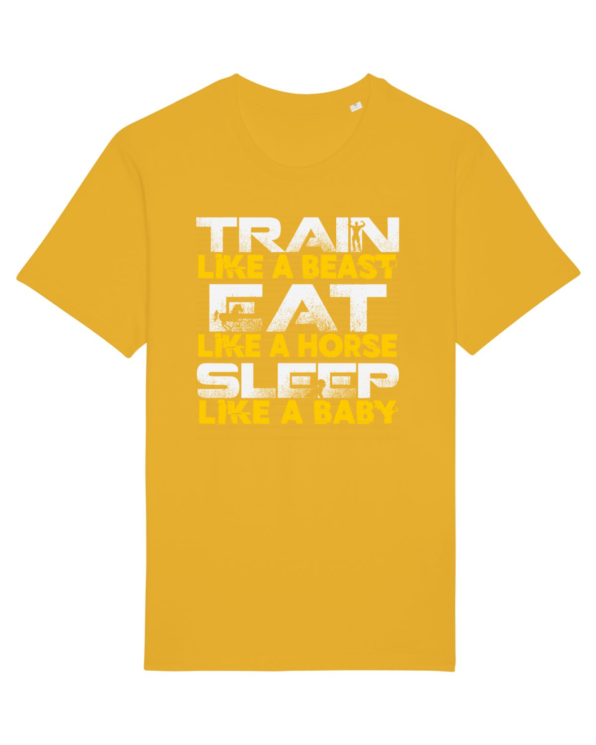 Tricou mânecă scurtă Unisex Rocker Spectra Yellow