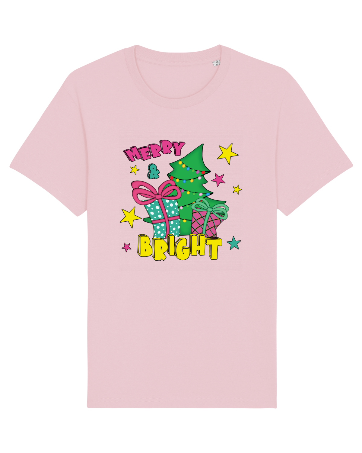 Tricou mânecă scurtă Unisex Rocker Cotton Pink