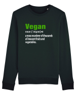 Vegan noun vegen Bluză mânecă lungă Unisex Rise