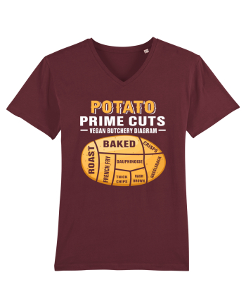 Potato Prime Cuts vegan butchery diagram Burgundy