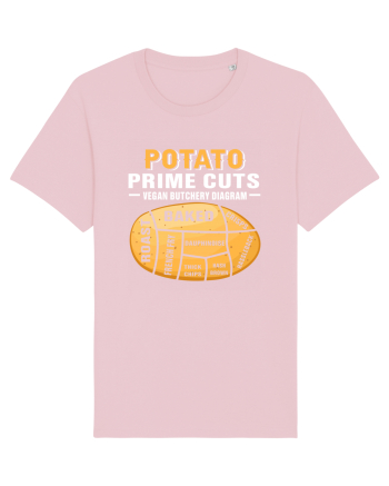 Potato Prime Cuts vegan butchery diagram Cotton Pink