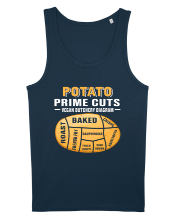 Potato Prime Cuts vegan butchery diagram Navy