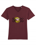 BOSS Tricou mânecă scurtă guler V Bărbat Presenter