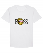 BOSS Tricou mânecă scurtă guler larg Bărbat Skater