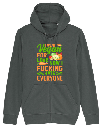I went vegan for love now I fucking hate everyone Anthracite