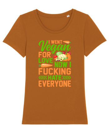 I went vegan for love now I fucking hate everyone Roasted Orange