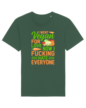 I went vegan for love now I fucking hate everyone Bottle Green