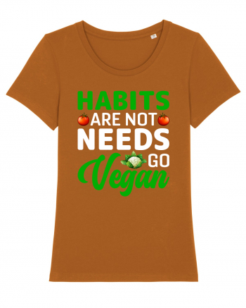 Habits Are Not Needs Go Vegan Roasted Orange