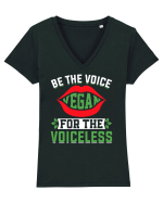 Be the voice for the voiceless Tricou mânecă scurtă guler V Damă Evoker