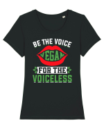 Be the voice for the voiceless Tricou mânecă scurtă guler larg fitted Damă Expresser