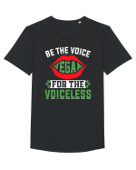 Be the voice for the voiceless Tricou mânecă scurtă guler larg Bărbat Skater