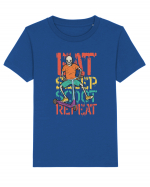 Eat Sleep Scoot Repeat Tricou mânecă scurtă  Copii Mini Creator