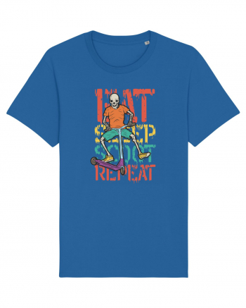 Eat Sleep Scoot Repeat Royal Blue