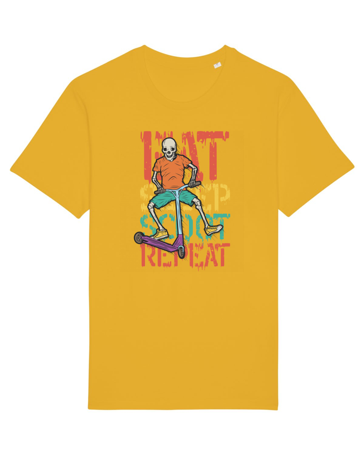 Tricou mânecă scurtă Unisex Rocker Spectra Yellow