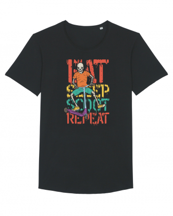 Eat Sleep Scoot Repeat Black